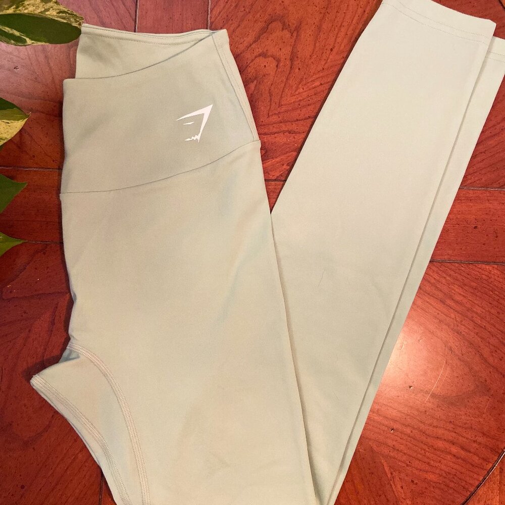 Green Gymshark Seamless Leggings
